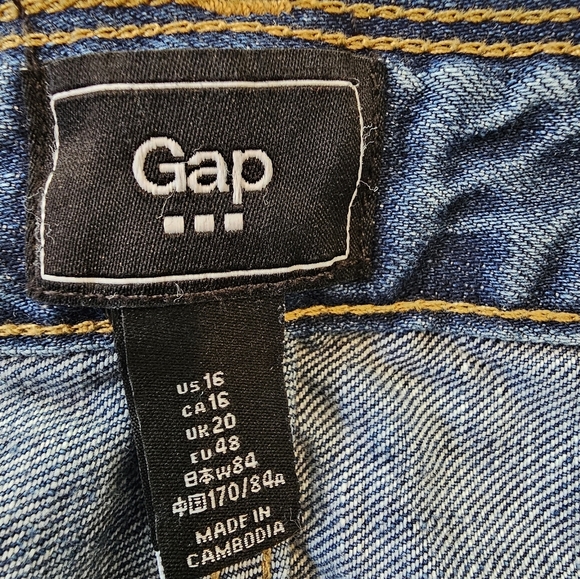 Gap Women's Size 16 Denim Jean Mini Skirt Countrycore - Picture 4 of 8